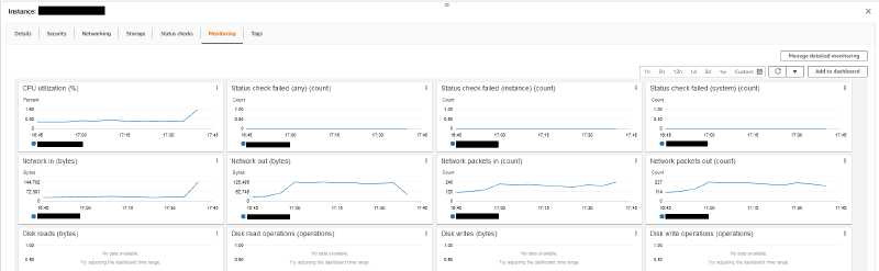 EC2 CloudWatch Metrics